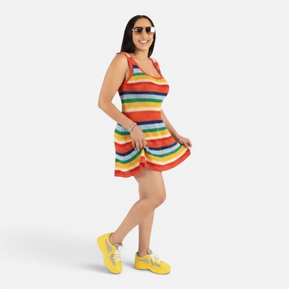 Robe Midi d'Été à Imprimé Fleurs