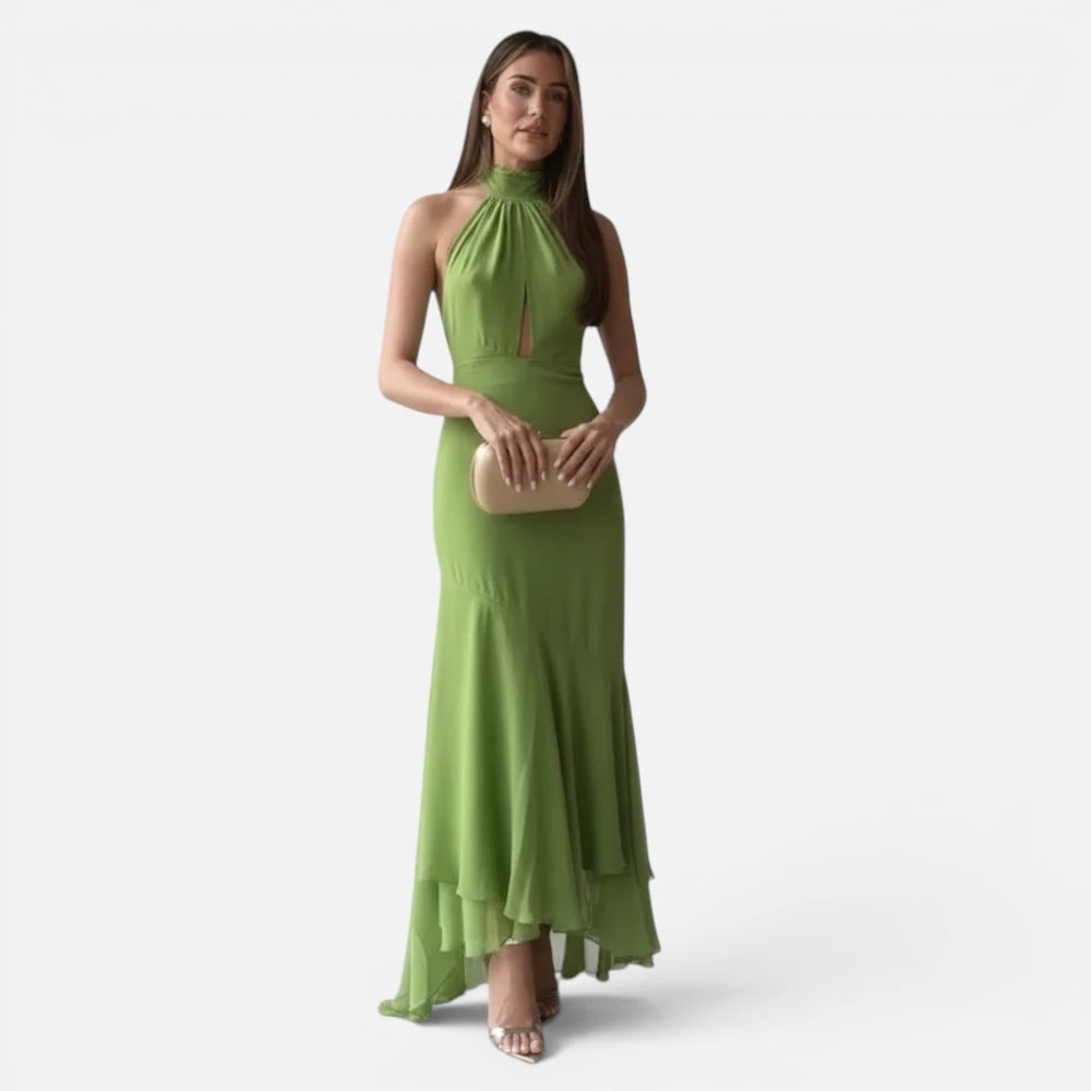 Robe Maxi Dos Nu de Soirée Coupe Sirène