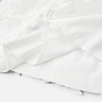 Robe Longue Drapée avec Bustier en Dentelle