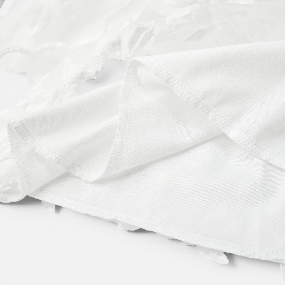 Robe Longue Drapée avec Bustier en Dentelle