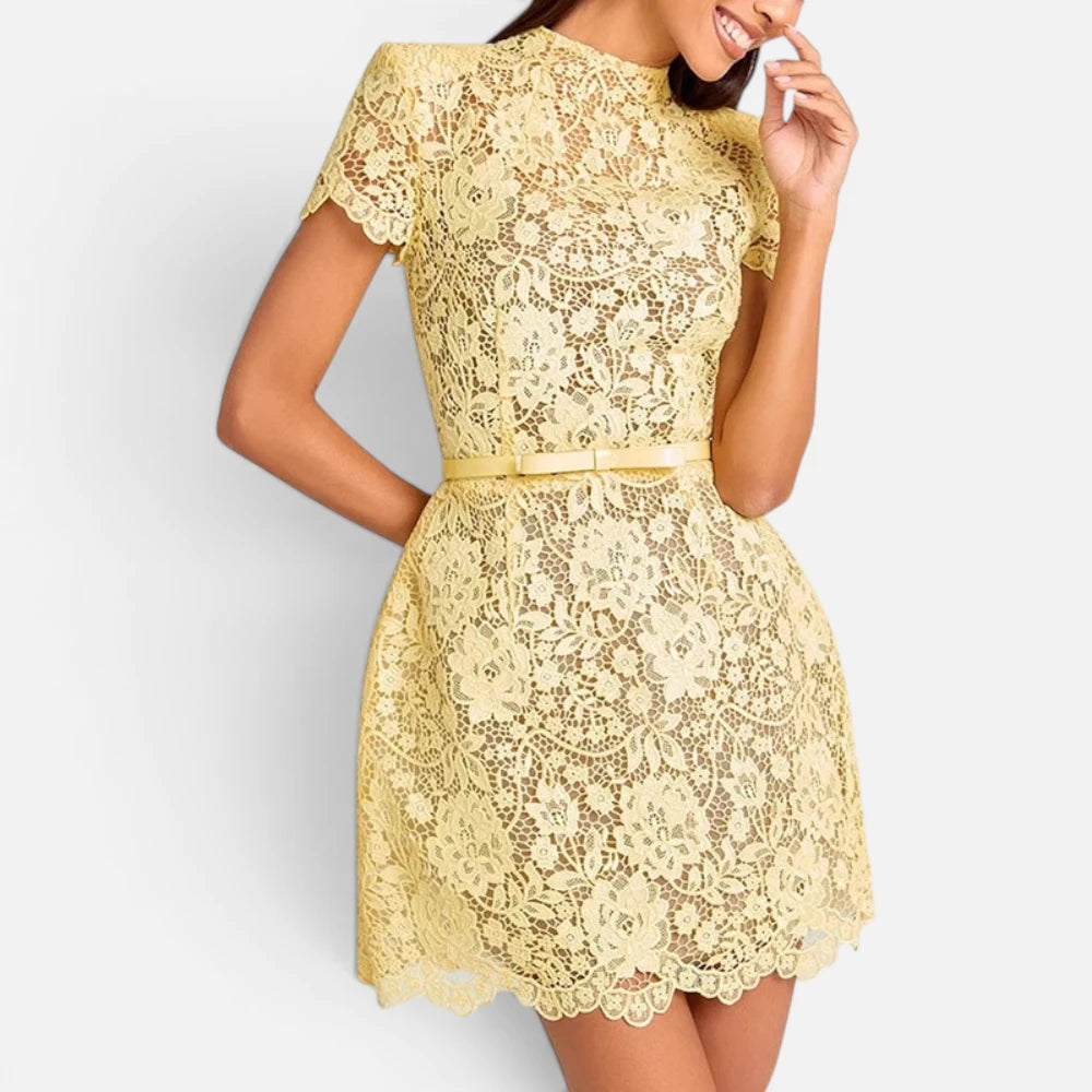 Robe De Soirée Élégante  En Dentelle