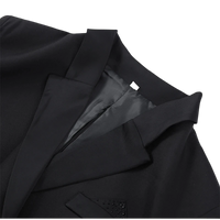Robe Blazer Courte à Structure Corset et Hanches Sculptées