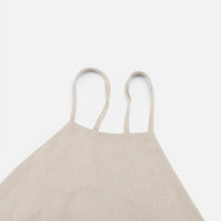 Mini-Robe d'Été en Coton et Lin à Col Licou