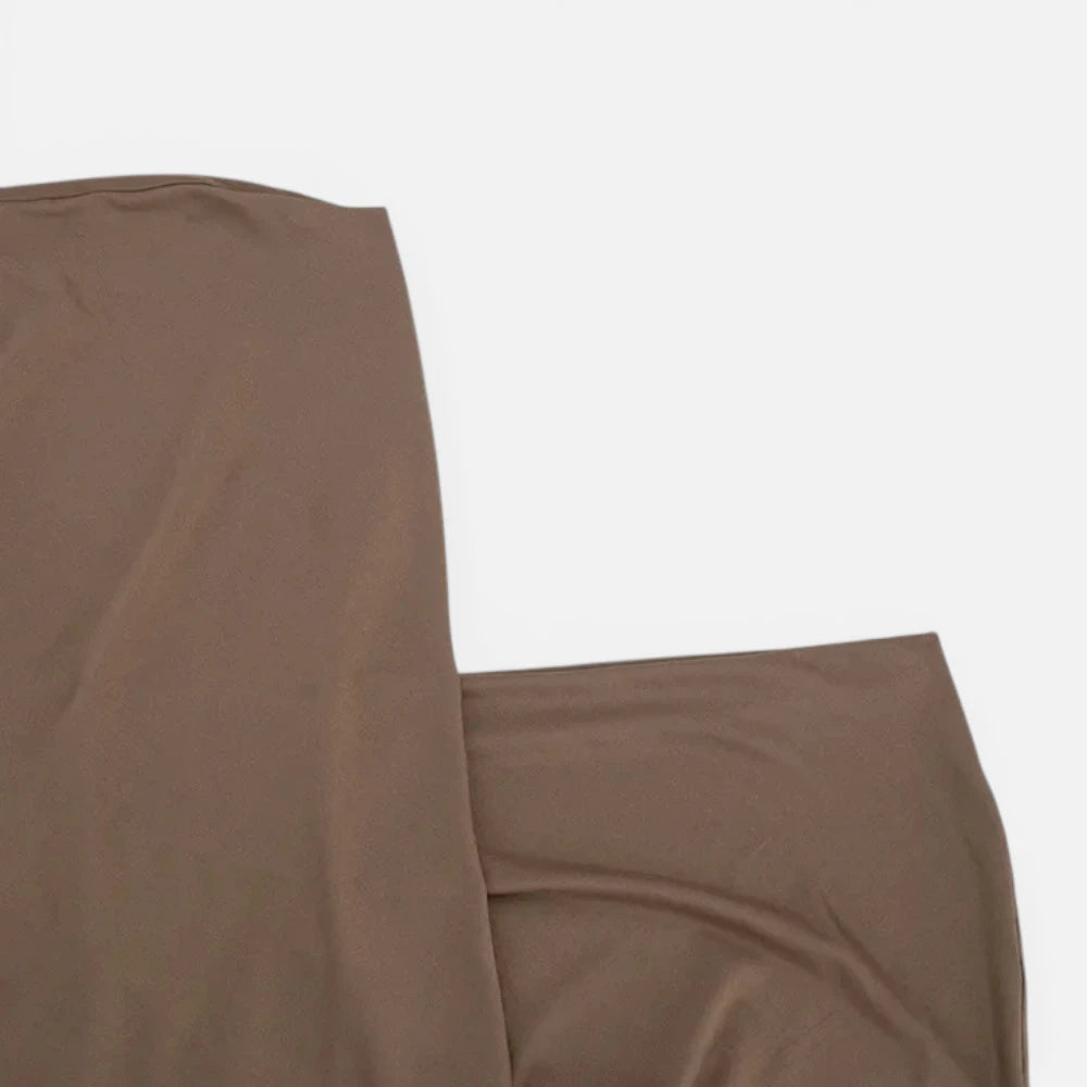 Robe Moulante A Manches Courtes