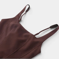Mini-Robe Moulante Drapée à Larges Bretelles