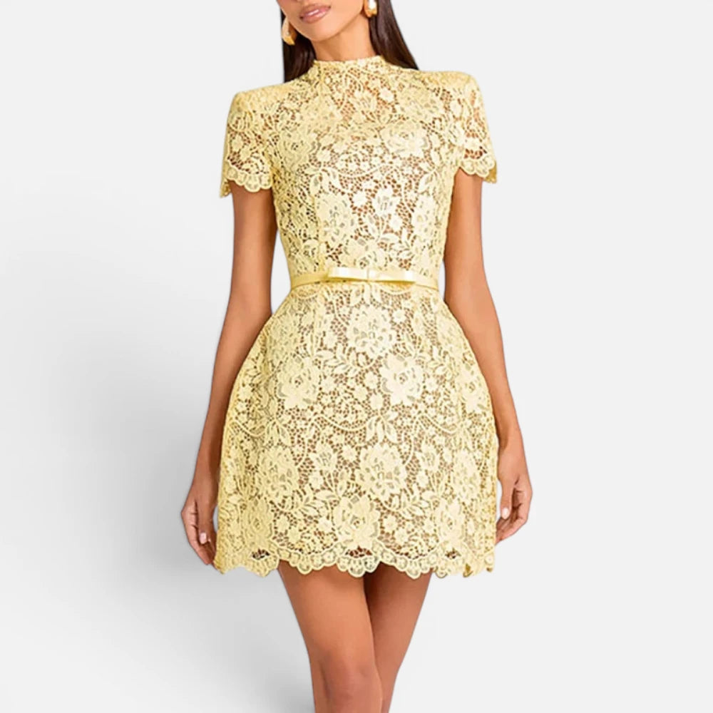 Robe De Soirée Élégante  En Dentelle