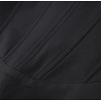 Robe Blazer Courte à Structure Corset et Hanches Sculptées