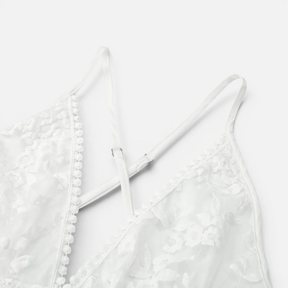 Robe Longue Drapée avec Bustier en Dentelle