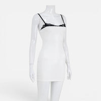 Robe Blanche En Dentelle