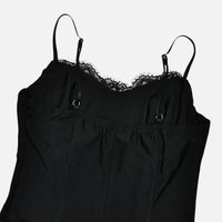 Robe de Soirée Fourreau à Fines Bretelles et Dos Ajusté