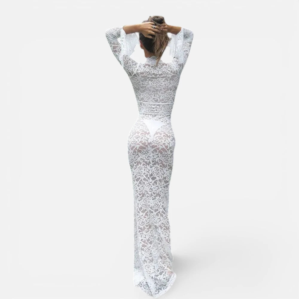 Robe  Légère de Plage En Dentelle
