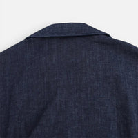 Robe Longue en Jean Ajustée à Boutons